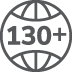 Works in 130+ Countries